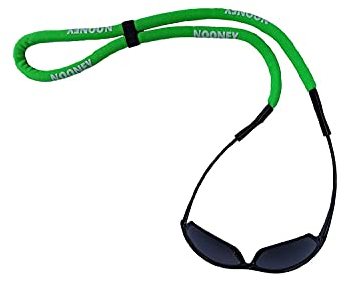 Nooney Wassersport-Brillenband schwimmfähig mit Auftriebskörper (neongrün)