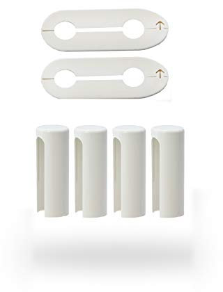 Kit copricerniera e copridado per porte blindate Marca Di.Bi., colore Bianco