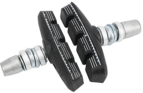 1 Paar 55mm Klappbar Fahrrad Bremsen Pads Fahrrad V-Bremse Gummiblöcke mit Muttern