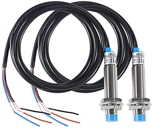 2Pcs 3D Drucker Induktiver Näherungssensor Schalter LJ12A3-4-Z/BX 5V 300mA Erkennung NPN NO DC 6-36V 4mm Schließer Näherungsschalter LJ12A3-4-Z/BX-5V 4mm Erkennungsabstand 3 Draht