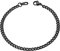 ChainsHouse schwarz Armskette 3mm Panzer Armband 16cm lang Armschmuck mit Geschenkebox für Damen und Herren