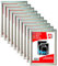 Albyco 10 Stück A4 Klapprahmen, Klickrahmen, Wechselrahmen, Easy-Click-System - Fotorahmen, Frame, A4 Format - 29,7x42 cm - Profilbreite 25 mm - Aluminium - Entspiegelter Schutzscheibe.