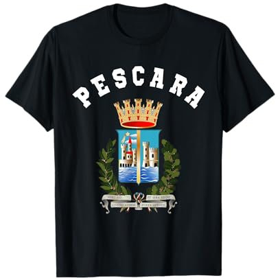Stemma Pescara Jersey Bandiera Calcio Maglietta