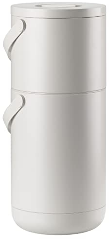 Zone Circular Poubelle, diam. 31,5 x 65,5 cm - 22+12 litres, Warm Grey