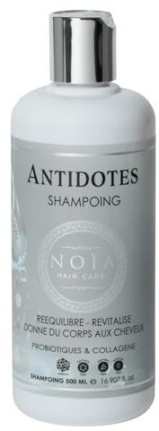 Noïa Hair Professionelles Haarshampoo gegen DOTEN, probiotisch & ausgleichend, ohne Sulfate, für empfindliches und unausgeglichenes Haar, 500 ml