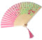 Ventilador plegable en color rosa