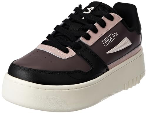 FILA Damen FXVENTUNO Platform wmn Sneaker, Plum Truffle, 38 EU