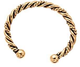 Windalf Frauen Armreif ARTINA Ø 5.6 cm Armschmuck im Vikings Ethno Style Handarbeit aus Bronze