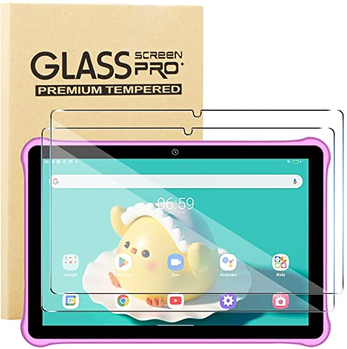 KUSINHOKA Schutzfolie für Blackview Tab A7 Kids/Tab 8 Kids, 2 Stück 9H Anti-Kratzen Anti-Fingerabdruck Gehärtetem Schutzglas Anti-Öl Anti-Bläschen Hohe Empfindlichkeit Displayschutzfolie