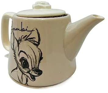 Disney Bambi Ceramic Tea Pot Coffee Tea Kettle Novelty Gift for Tea Lover New