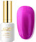 Imtiti Pearl Gel Nail Polish, 1 Pcs 15ml Medium Violet Red Color Soak Off LED Long-Lasting Nail Gel Polish Nail Art Starter Manicure Salon DIY at Home, 0.5 Fluid Ounces