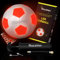 Racetex Leuchtender Fussball - Wasserfester LED Fussball mit umfangreichem Zubehör - Der Leuchtfussball für ultimativen Spielspaß - Das Geschenk für Fußballer