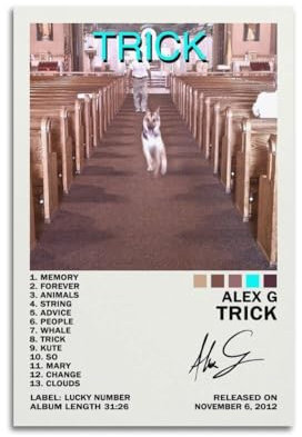 Alex G Trick-Poster, dekoratives Gemälde, Leinwand, Wandposter und Kunstdruck, moderne Familienschlafzimmer-Dekoration, Poster, 60 x 90 cm