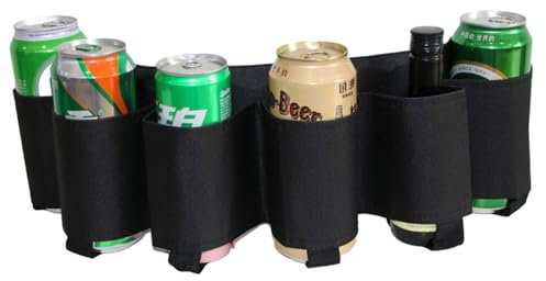 Bier Gürtelholster Für 6 Dosen Bierflaschen Gürtelhalter Beutel Für Damen Und Herren Getränke Gürtel Verstellbare Hüfttasche Hüfttasche