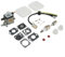 Kit carburateur compatible avec motoculteur Mantis 2 temps 7222 7225 7230 7234 C1U-K54A 12520013123, installation facile
