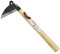 Outils de désherbage coudé/plat japonais Faux de jardin Binette de jardin Économie de main-d'œuvre Désherbage pour la ferme et le jardinage à la main Outil de jardinage Houe à poignée de houe de