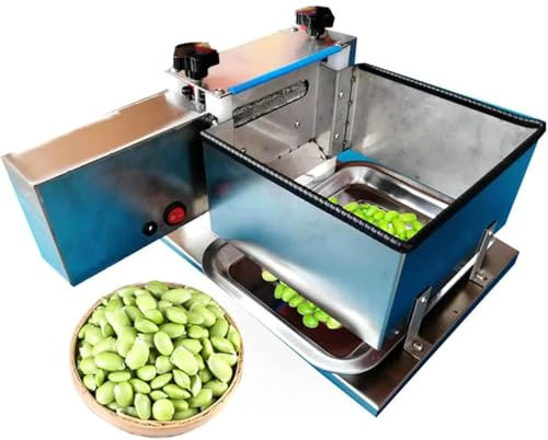 Peladora Eléctrica De Guisantes, Peladora De Edamame, Peladora Automática De Acero Inoxidable, Eficiencia De Descascarado De 25 Kg/h, Para Edamame, Guisantes, Soja Y Habas