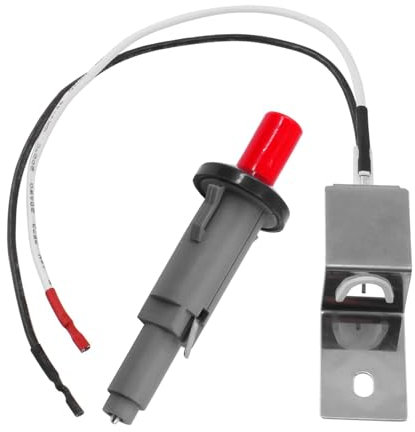Carkio 80462 Gas Grill Replacement Ignitor Kit for Weber Q100 Q200 Gas Grills, Push Button Piezo Grill Igniter Kit for New Weber Traveller Griddle BBQ Parts