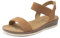 DREAM PAIRS Sandali Alla Moda da Donna Comode Scarpe con Tacco a Zeppa e Suola Leggera per Camminare Spiaggia Viaggi,Size 40.5,Cammello,DWUMFS2525