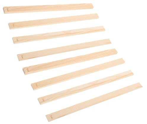SHINEOFI 8Pcs Pottery Clay Rolling Mud Stick Guide Set Wooden Thickness Measurement Strips for Polymer Clay Crafts Wood Design Precision Cutting Tool for Pottery Enthusiasts and Professionals