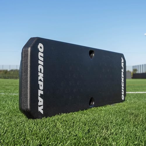 QuickPlay Replay Boombox Football Rebounder Board - XL Passing Trainer | Extra-wide bounce board, Adjustable rebound angles, Sharpen control and touch, Garden and team use, Freestanding and portable