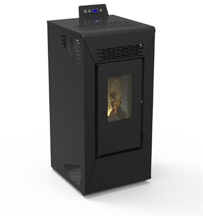 Stufa a pellet Courmayeur 8,74 kw canalizzata - San Marco (NERO)