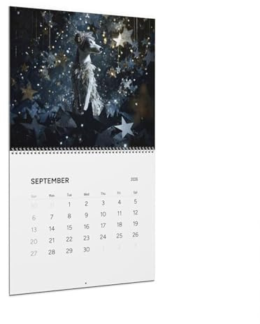 Krmoau Funny Calendar 2026, Monthly Planner for 12 Months - Dog Family Calendar Daily Planner, for Birthday, Christmas, House Warming, Animal Lovers, Adults, Study, Bedroom
