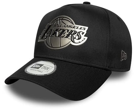 New Era Los Angeles Lakers NBA Metallic 9Forty E-Frame Cap Schwarz - One-Size
