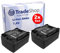 2 batterie agli ioni di litio ad alte prestazioni, 900 mAh, per Canon Legria FS46 FS36 FS100 FS200 FS406 HF M32 HF M307 HF M406 HG10 FS-46 FS-36 FS-100 FS-200 FS-406 HG-1 0