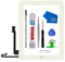MMOBIEL Digitizer kompatibel mit iPad 4 (Weiss) 9.7 Inch 2012 Touchscreen Front Display Ersatz inkl Werkzeug