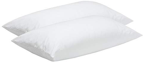 Pikolin Home -Taie d'oreiller Tencel® super respirante, imperméable et extra douce avec fermeture éclair, Blanc, 40 x 75 cm (Pack de 2)