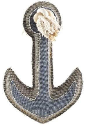 HUNTER CANVAS MARITIME ANCHOR Hundespielzeug, mit Baumwolle, Anker, Vintage-Look, 27 cm