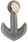HUNTER CANVAS MARITIME ANCHOR Hundespielzeug, mit Baumwolle, Anker, Vintage-Look, 27 cm