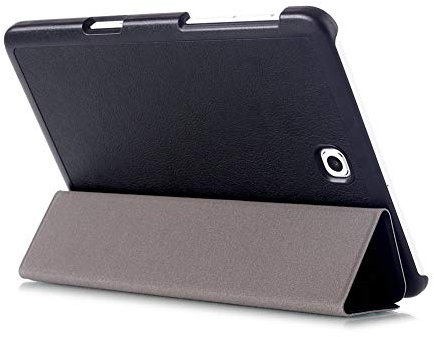 Kepuch Custer Cover per Samsung Galaxy Tab S2 8.0 T710 T713 T715C T719C,PU-Pelle Case Custodia per Samsung Galaxy Tab S2 8.0 T710 T713 T715C T719C - Nero