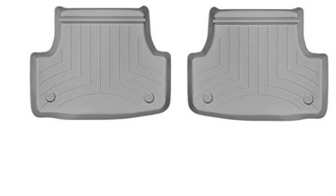 Passgenaue Fußmatten gummimatten passend für: Audi A3 / S3 / RS3 Fließheck/Limousine 8V 2012-19|Grau|2. Reihe Weathertech FloorLiner
