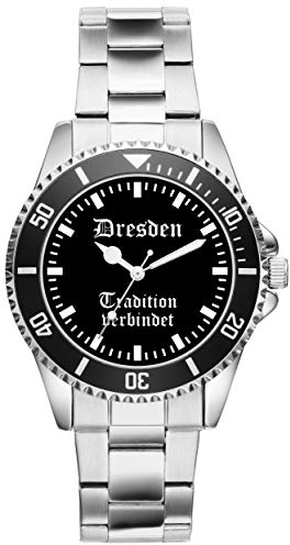 KIESENBERG Dresden Geschenk Artikel Idee Fan Uhr 1956