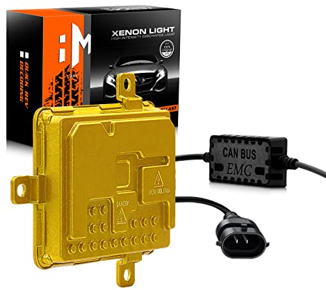 Wattstar H7 Xenon HID Kit, H7 Scheinwerferlampe 6000K 55W, H7 Auto Xenon Weiß, 2 Pack,mit Super-Canbus