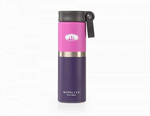 GSI Outdoors Microlite 500 Twist Thermoskanne für Erwachsene, Unisex, mehrfarbig (Fuchsia/Purple), 17 OZ