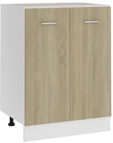 vidaXL Armario Inferior Cocina “Lyon” contrachapada Color Roble