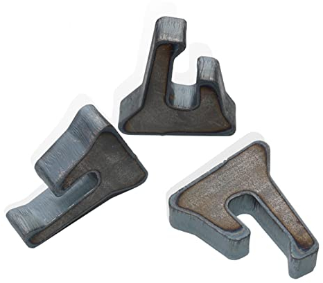 LevelGri 3er Set Abstandshalter Feuertonne Feuerplatte Kugelgrill Grillplatte BBQ Disc Plancha Grill universal (Stahl 15 mm)