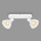 BRILONER Leuchten – Retro Deckenlampe, 2-flammige Retro Deckenleuchte, Deckenspot E14, Verstellbar, Weiß, 270 x 140 x 60 mm, 2674-026