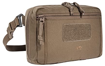 Tasmanian Tiger TT Tac Pouch 8.1 Hip Taktische Ausrüstungs-Tasche mit Molle-System und abnehmbarem Hüftgurt, Umhänge-Tasche, Hüft-Tasche, Rucksack Zusatz-Tasche - Coyote Brown