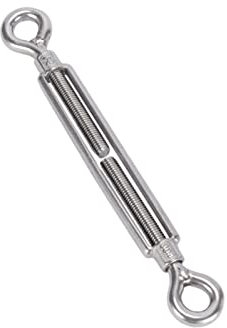 M4 ~ M24 Spannschloss 304 Edelstahl Draht Seil Spannung Gerät Schattierung Net Plane Installation DIY Werkzeuge Flansch Bolzen Haken (Color : OO Type, Size : M20)