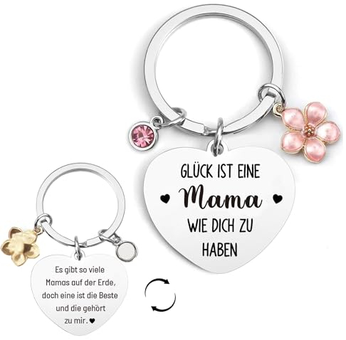 Aonveki Muttertagsgeschenk für Mama, Schlüsselanhänger Mama Geschenk Muttertag, Geburtstagsgeschenk für Mama, Beste Mama Geschenk, Mutter Geschenk