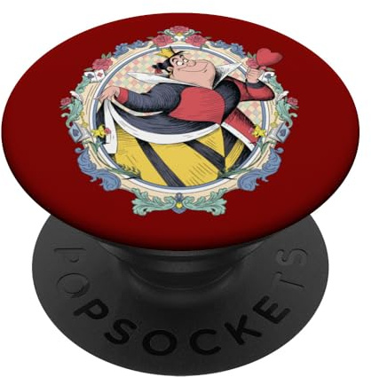 Disney Villains Queen of Hearts Wonderland Illustrated Style PopSockets mit austauschbarem PopGrip