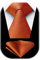 Enlision Krawatte Gebranntes Orange Herren Hochzeit Krawatte mit Einstecktuch Set Einfarbige Schlips Seidenkrawatte und Taschentuch Business Elegant