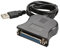 Mllepjdh Cable de puerto paralelo USB 2.0 a 25 pines DB25 IEEE 1284 25 pines adaptador de impresora paralelo USB a DB25 25 pines puerto paralelo cable adaptador de velocidad