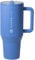 HydroJug Traveler – Wasserflasche mit Griff und Klapp-Trinkhalm, passt in Becherhalter, auslaufsicherer Becher, wiederverwendbar, isolierter Edelstahl und Gummiboden, Geschenke für Damen und Herren,