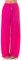 Koucla Uni High Waist Plissee Marlene Hose Lang Sommerhose mit weitem Bein One Size (Einheitsgröße)