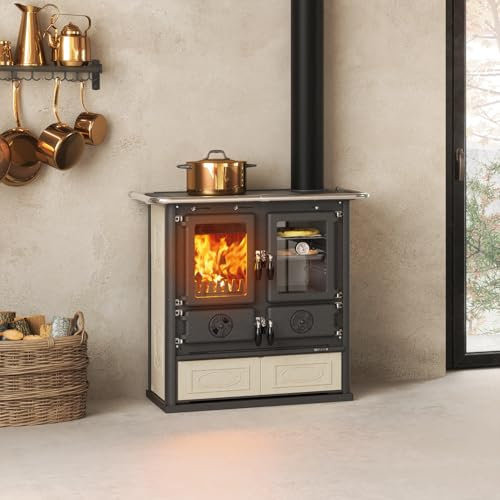 La Nordica Rosetta 5.0 Küchenofen Liberty Panna, Verkleidung:Keramik Liberty Panna
